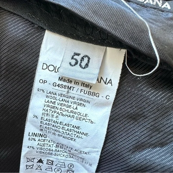 NWT!!! Dolce&Gabbana men pants size 50 or M Authentic
